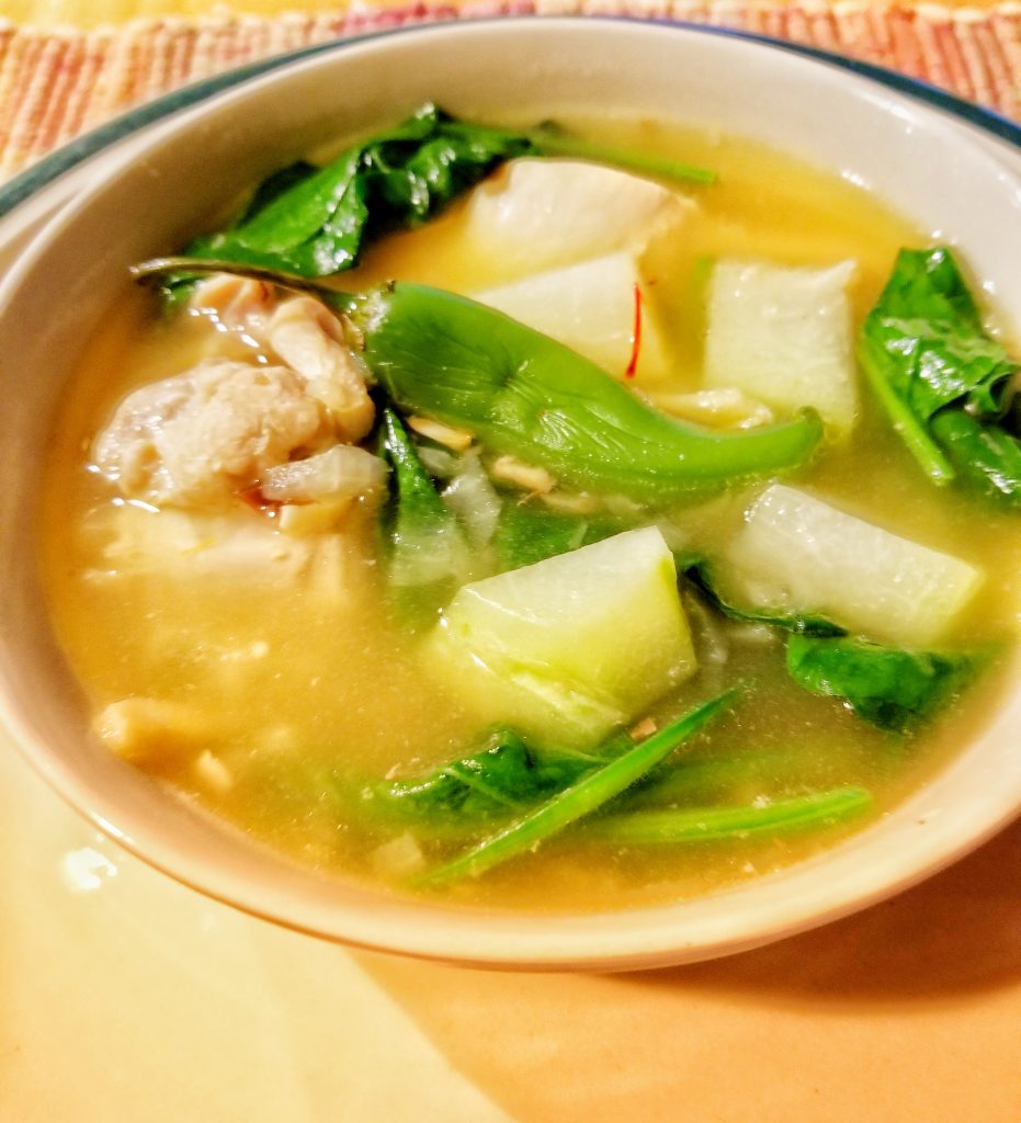 My Tinola A Filipino Chicken Ginger Soup with a ZING! 5 Star Chef